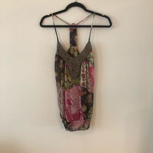 Beaded boho top